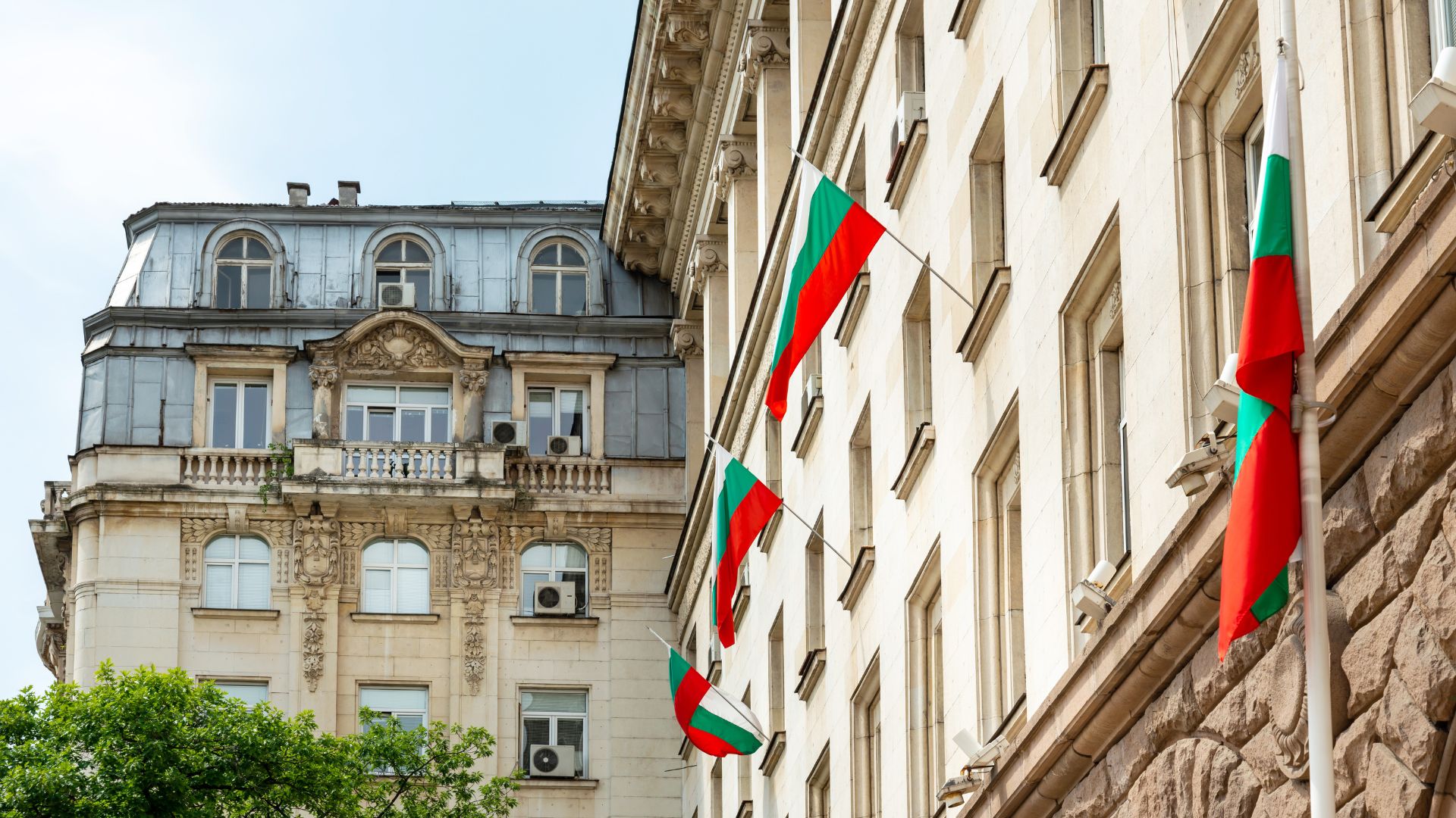 Vue des immeuble à Sophia en Bulgarie